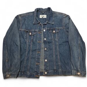 Vintage Eddie Bauer Jeans Good Conditions Denim Button Down Jacket